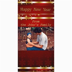 Happy New Year 4x8 Photo card 3 - 4  x 8  Photo Cards