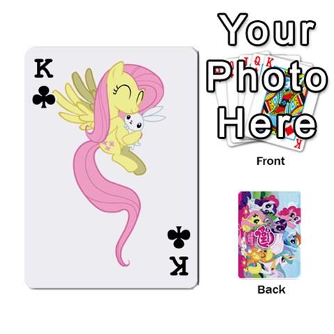 King My Little Pony Friendship Is Magic Playing Card Deck By K Kaze Front - ClubK