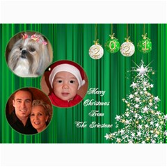 Christmas 2021 Photo Card 7x5 3 - 5  x 7  Photo Cards