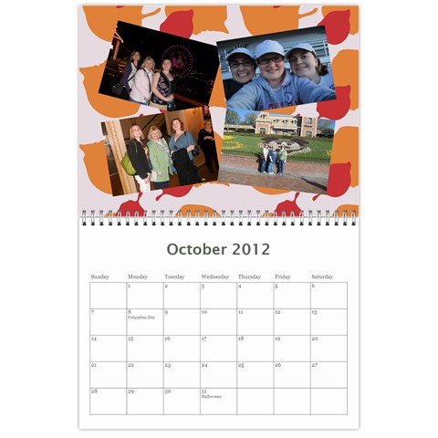 Calendar Nana & Mom By Carrie Wardell Oct 2012