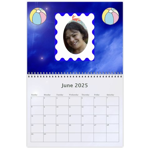 Kids Year Calendar 2025 By Kim Blair Jun 2025