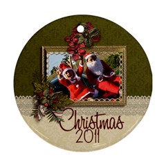 Ornament (Round) - Christmas13