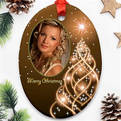 Christmas Oval Ornament 6 - Ornament (Oval)