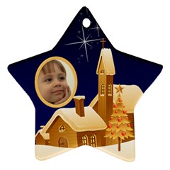 Christmas Night Star ornament - Ornament (Star)