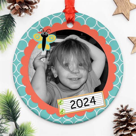 2024 Circle Ornament New By Martha Meier Front