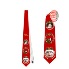Christmas and New Year Tie (2 sided) - Necktie (Two Side)