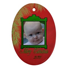 tree boughs ornament - Ornament (Oval)