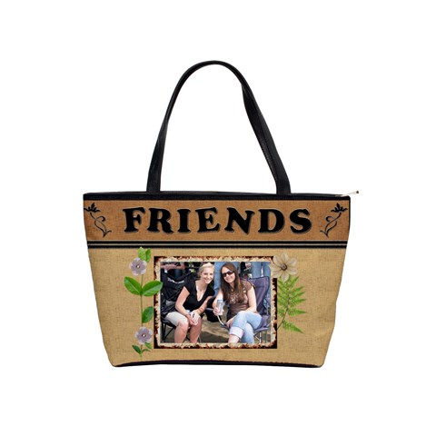 Floral Friends Classic Shoulder Handbag By Lil Front