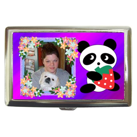 Panda Cigarette Money Case By Kim Blair Front