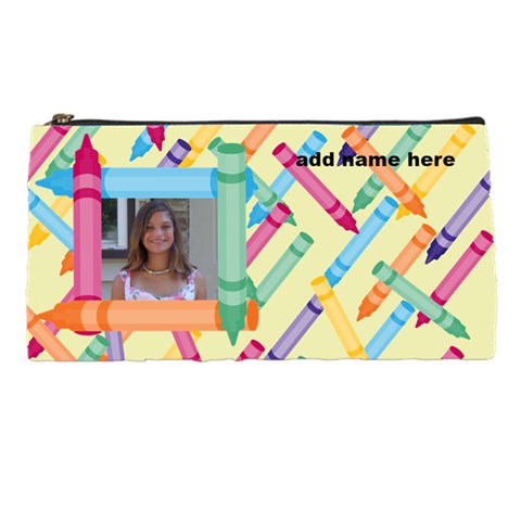 Crayon Pencil Case By Kim Blair Front