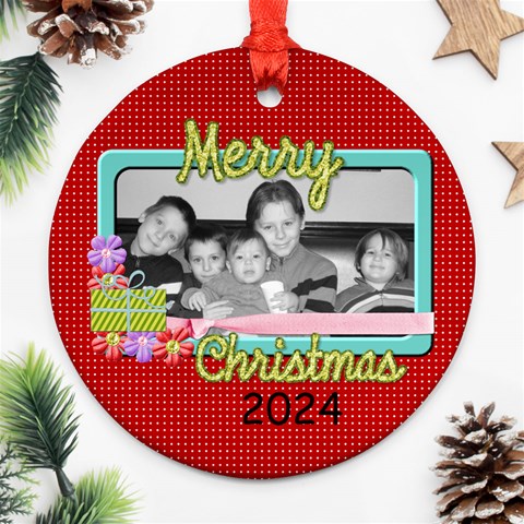 2024 Circle Ornament 2 Front