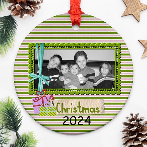 2024 Circle Ornament 2 Front