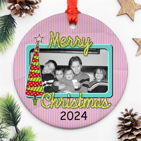 2024 Circle Ornament 2 Front