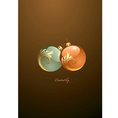 Merry Christmas In Gold 5x7 Card