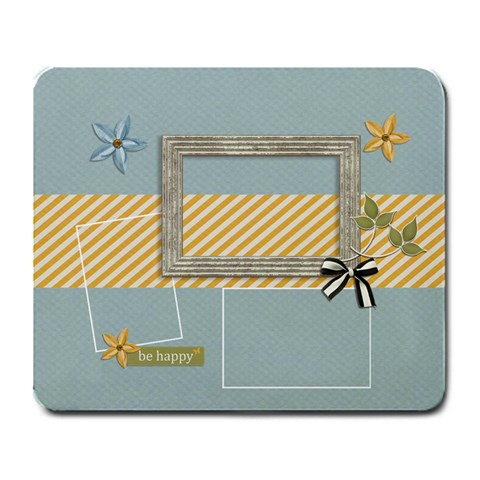 Mousepad: Be Happy By Jennyl Front