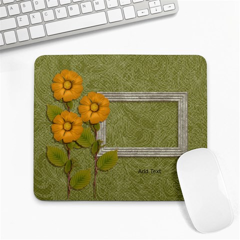 Mousepad: Yellow Flowers By Jennyl Front