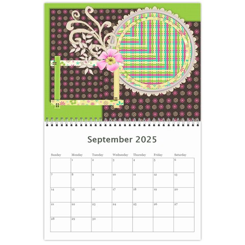 2025 Calendar Sep 2025