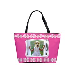 Pretty in Pink Shoulder Bag - Classic Shoulder Handbag