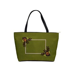 Shoulder Handbag: Green Memories - Classic Shoulder Handbag