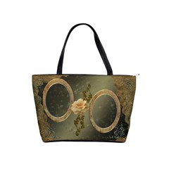Neutral Gold Classic Shoulder bag - Classic Shoulder Handbag
