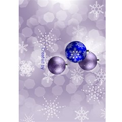 Christmas Greeting 5x7 Card (blue)