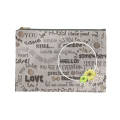 love - cosmetic bag - large (7 styles) - Cosmetic Bag (Large)