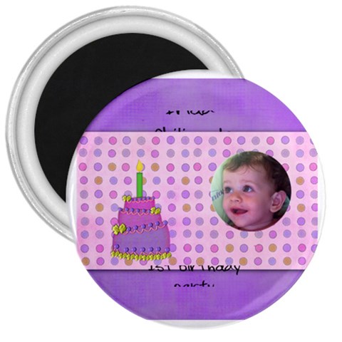 Irida Birthday Magnet By Marka20300 Front