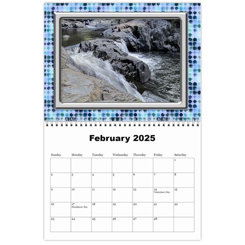 Scenic 2025 (any Year) Calendar By Deborah Feb 2025