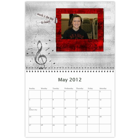 Seminary Calendar By Mike Anderson May 2012