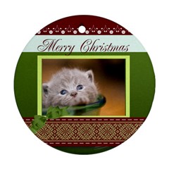 Merry christmas - Ornament (Round)