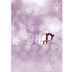 Christmas Greeting 5x7 Card (purple)