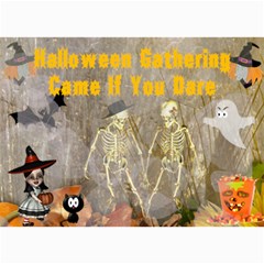 Halloween Party Invitation 4 - 5  x 7  Photo Cards