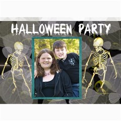 halloween invitation 6 - 5  x 7  Photo Cards
