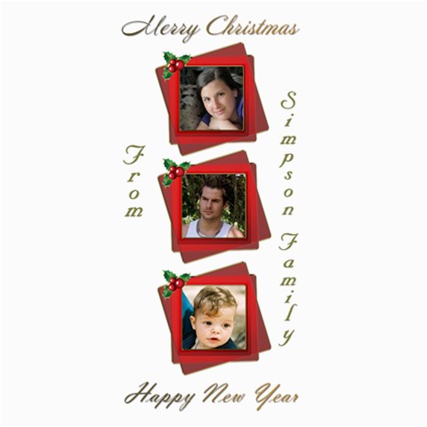 Christmas New Year 4x8 Photo Card By Deborah 8 x4  Photo Card - 2