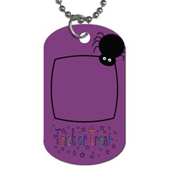 Trick or Treat Halloween tag - Dog Tag (One Side)