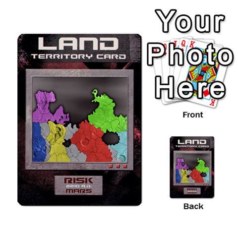 Risk Mars Land Cards By Evan Back 1