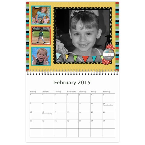 2015 Family Calendar By Martha Meier Feb 2015