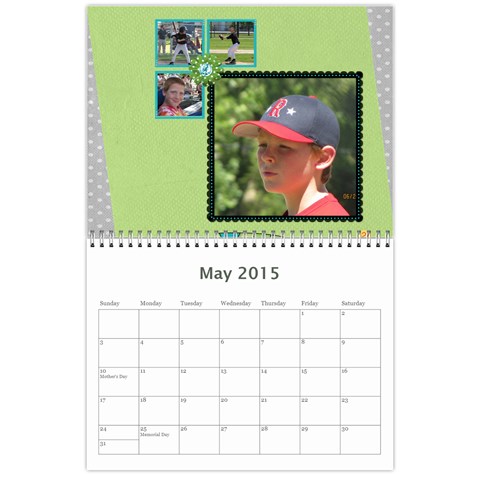 2015 Family Calendar By Martha Meier May 2015