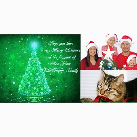 Christmas Tree 4x8 Photo Card By Deborah 8 x4  Photo Card - 2