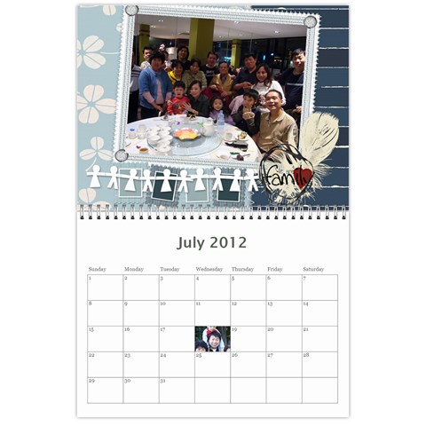 Calender Project 2012 By Juliana Gunardi Jul 2012