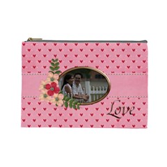 Cosmetic Bag (Large) : Pink Love (7 styles)