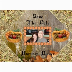 Harvest Dinner Invitation - 5  x 7  Photo Cards