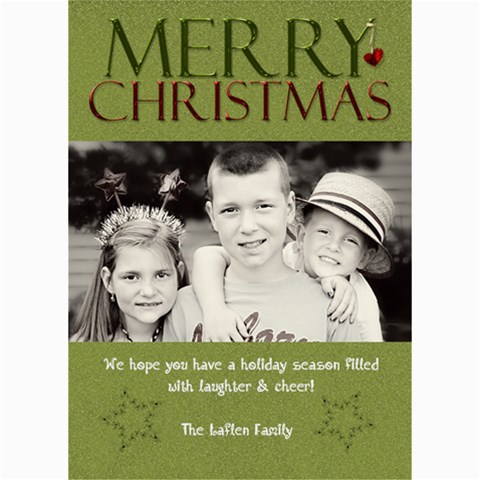 Christmas Card By Lana Laflen 7 x5  Photo Card - 4