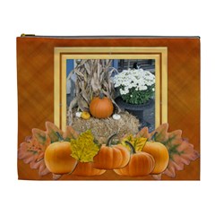 Pumpkin Delight XL Cosmetic Bag (7 styles) - Cosmetic Bag (XL)