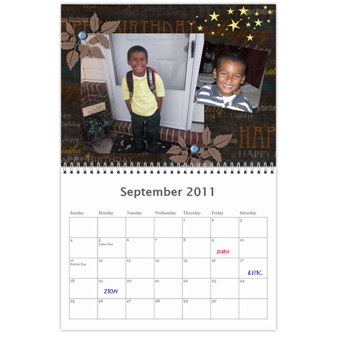 New Calendar Mom By Julie Severin Sep 2011