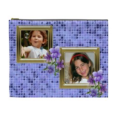 Little Violets XL Cosmetic Bag (7 styles) - Cosmetic Bag (XL)
