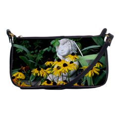 Angel Among Flowers - Shoulder Clutch Bag