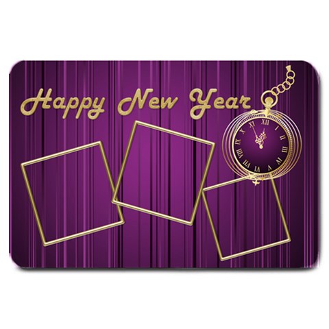 Happy New Year Large Door Mat By Deborah 30 x20  Door Mat