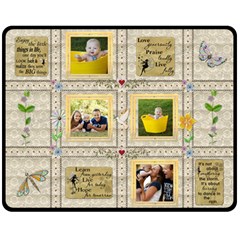 Family Inspiration Medium Fleece Blanket