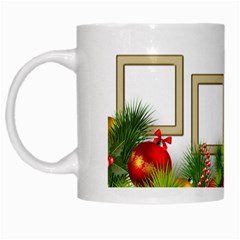 4 Photo Christmas Mug - White Mug